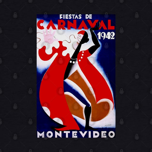 Montevideo - Vintage Travel Poster by Culturio